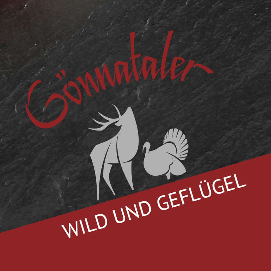 Das Logo der Firma Gönnataler in Weinrot und schwarz
